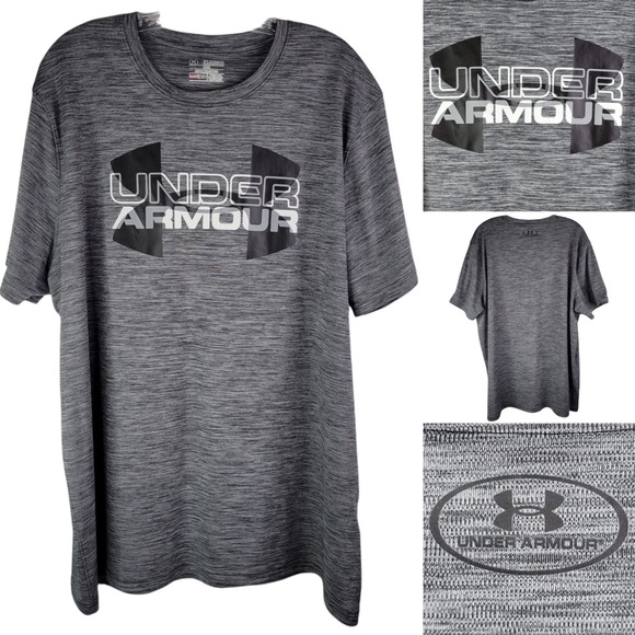 Under Armour Other - Under Armour UA Loose Fit Heat Gear T-shirt Short Sleeve Gray 2XL XXL